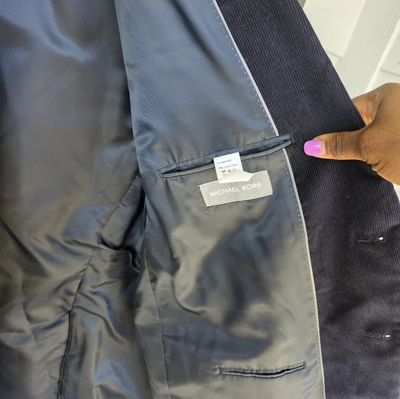$350 Michael Kors Men's Classic-FitCorduroy Sports Coat Jacket Sz 48L Career